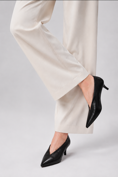 Women's High Heel Pumps V Cut Design