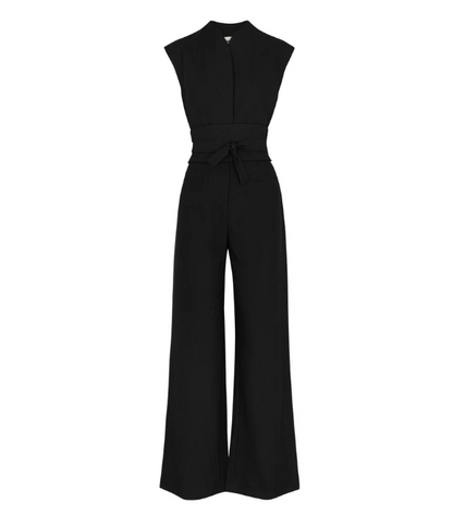 Damer Jumpsuit Utan Ärmar Flared Design Mjuk Blandning 4