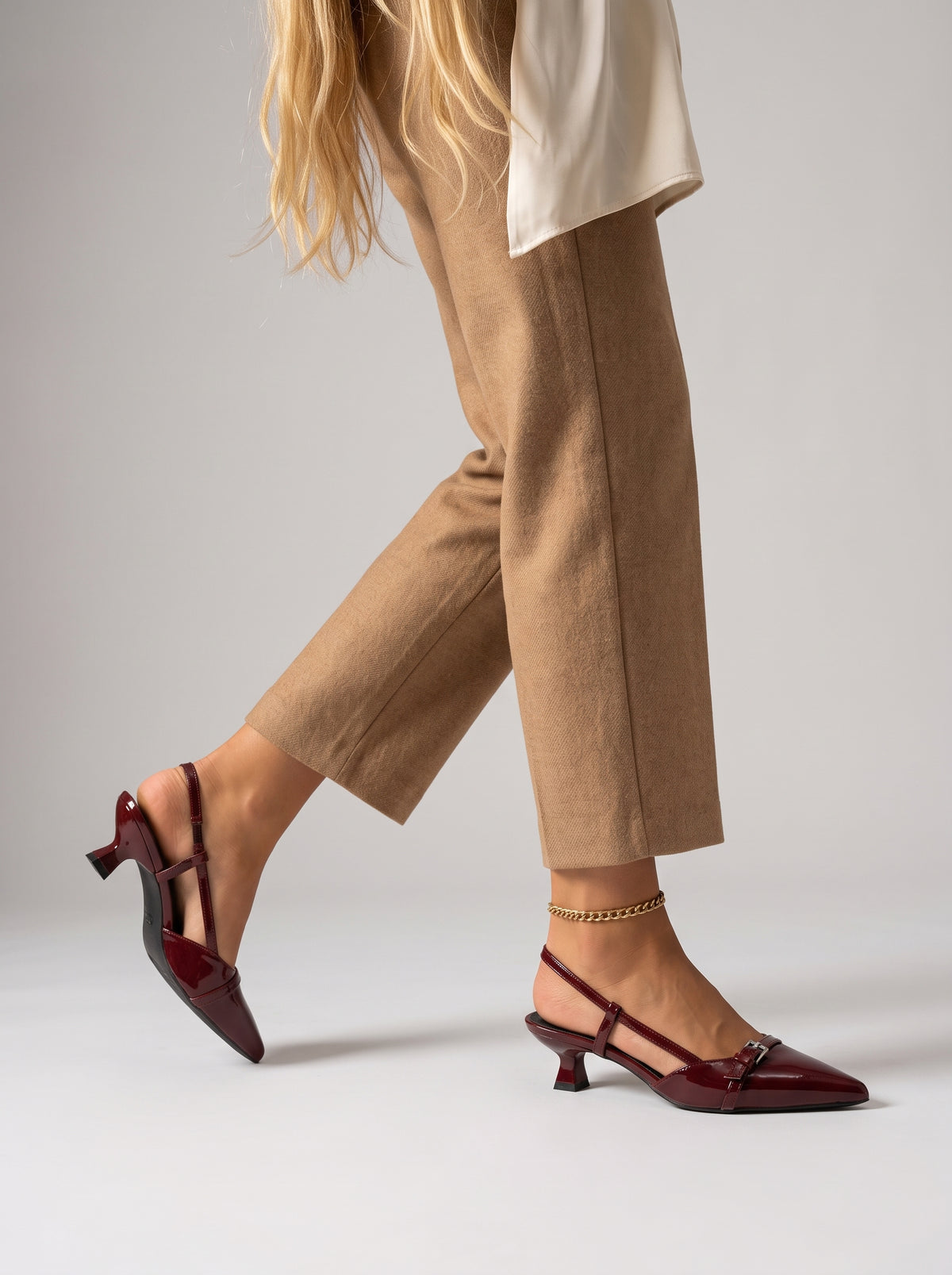 Women's Mid Heel Slingback Sandals