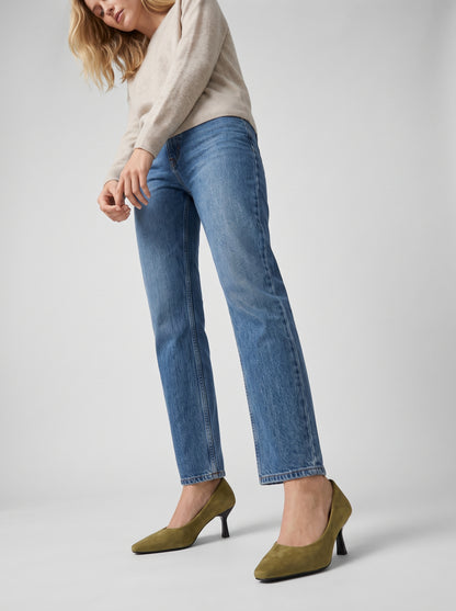 Women's Office Pumps Square Toe Thin Heel