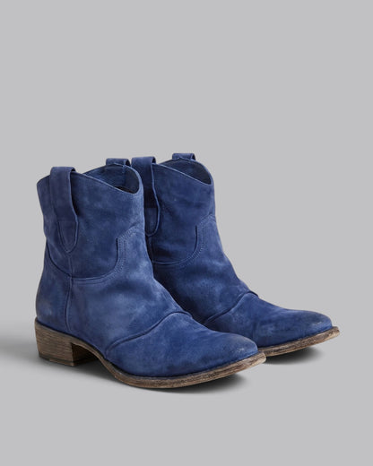 Women's Ankle Boots Western Style with Pull Tabs