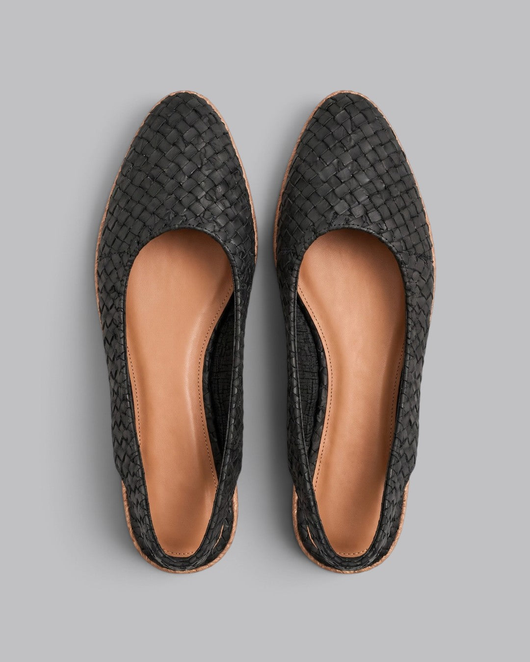Women's Slingback Flats Woven Style