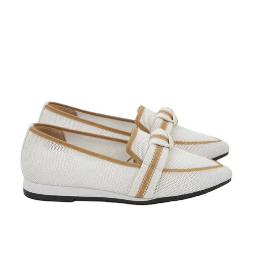Women's Black Loafers Slip-On Pointed Toe with Knot Detail 0