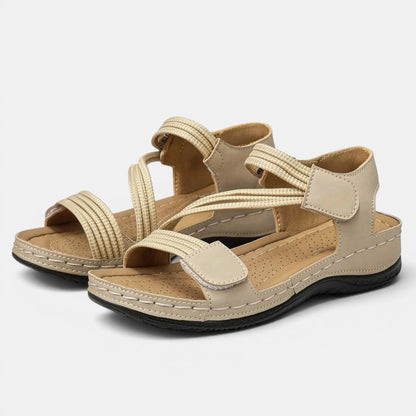 Women's Casual Flat Sandals Adjustable Straps 10