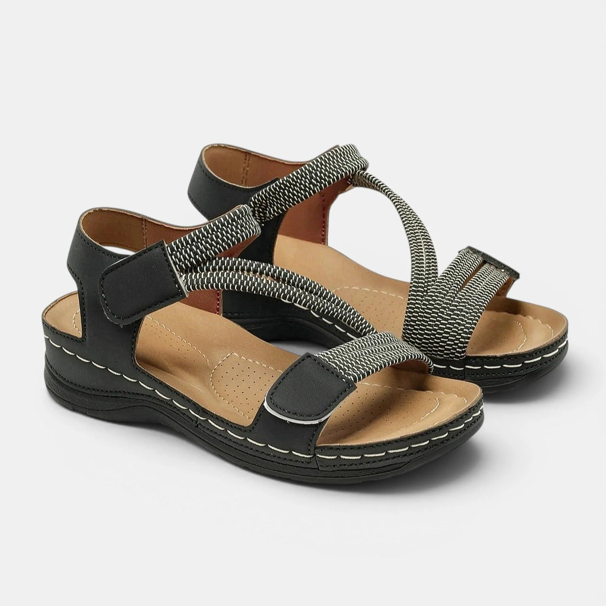 Women's Casual Flat Sandals Adjustable Straps 2