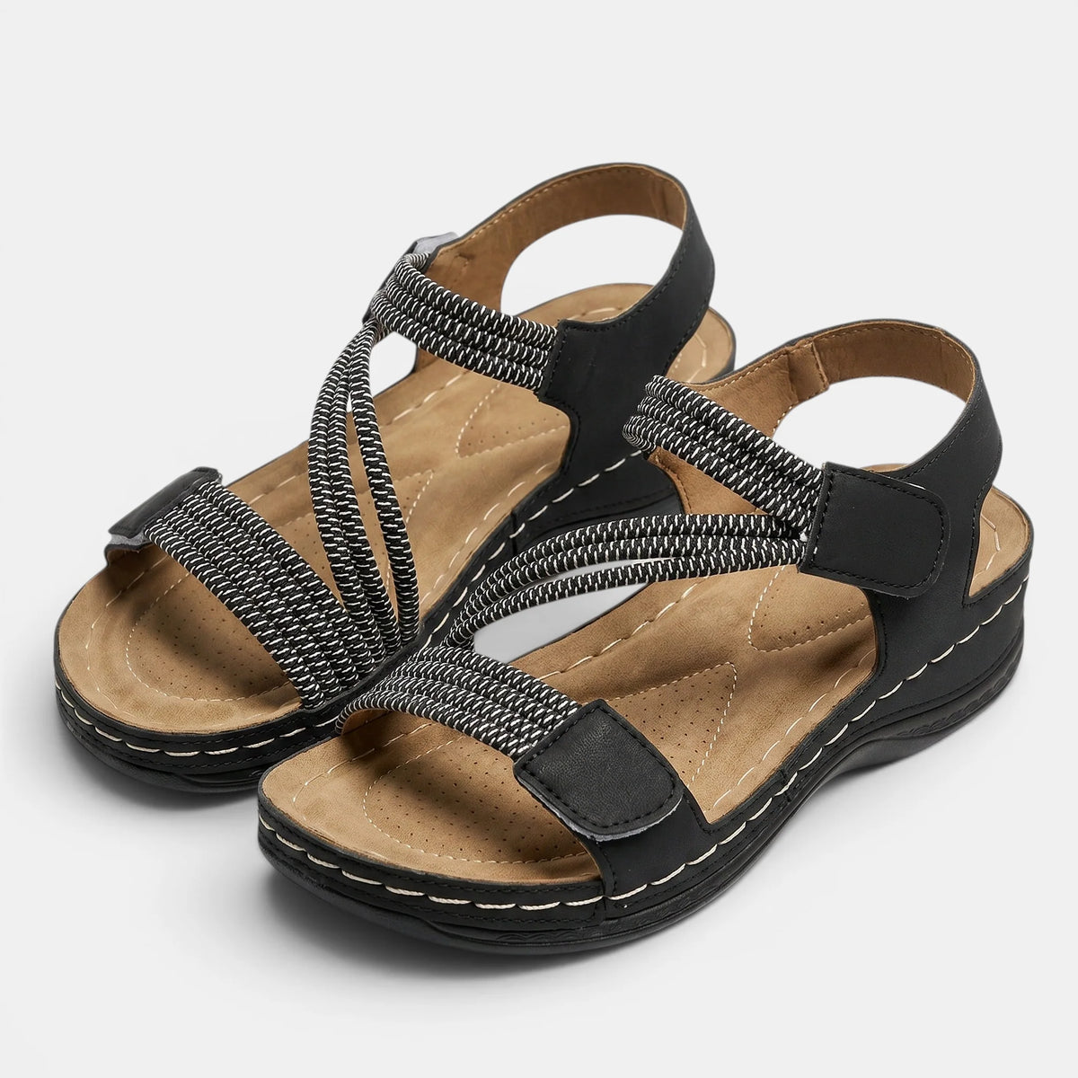 Women's Casual Flat Sandals Adjustable Straps 3