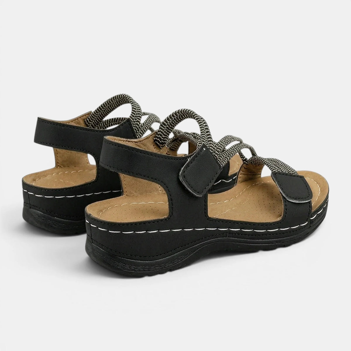 Women's Casual Flat Sandals Adjustable Straps 6