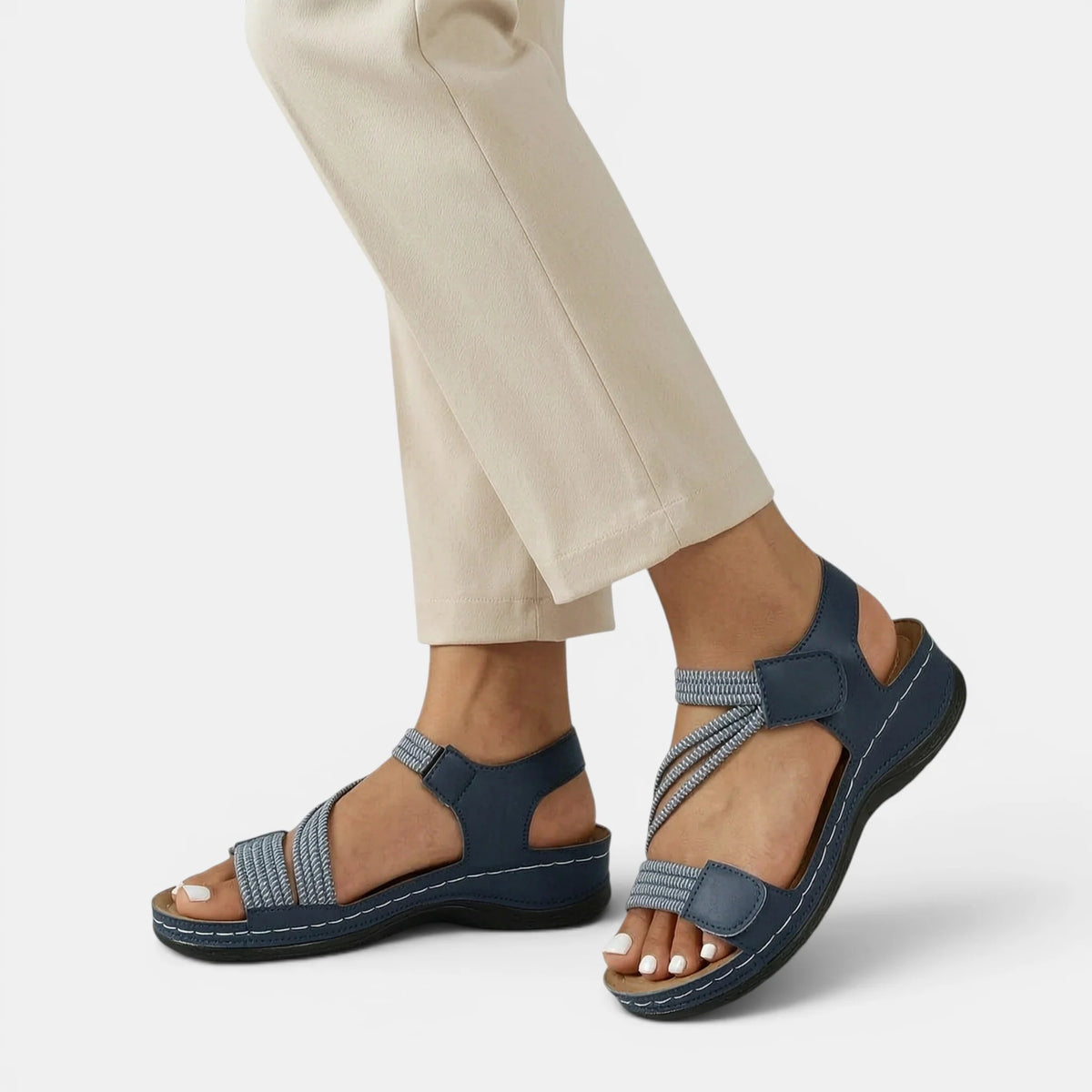 Women's Casual Flat Sandals Adjustable Straps 7