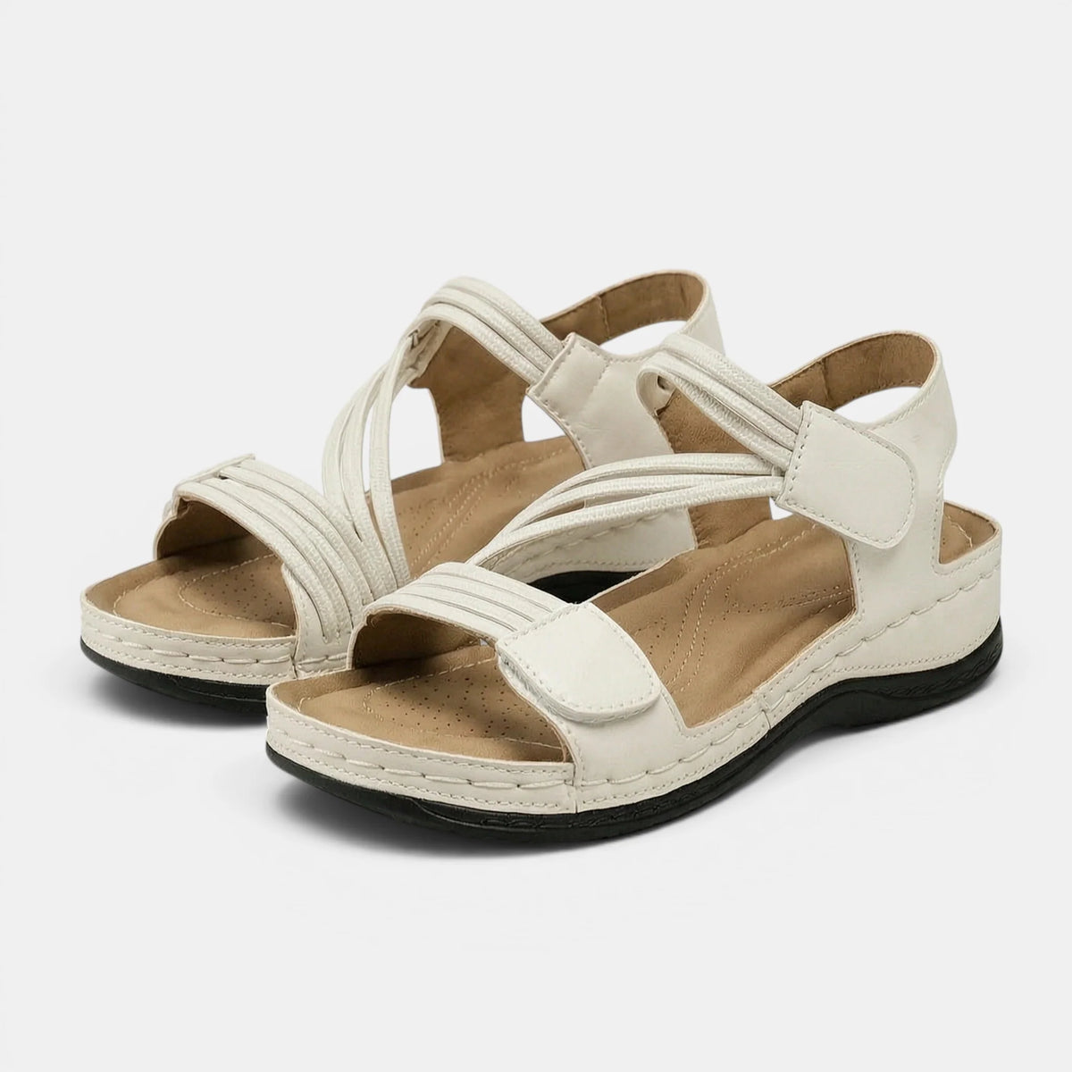 Women's Casual Flat Sandals Adjustable Straps 8
