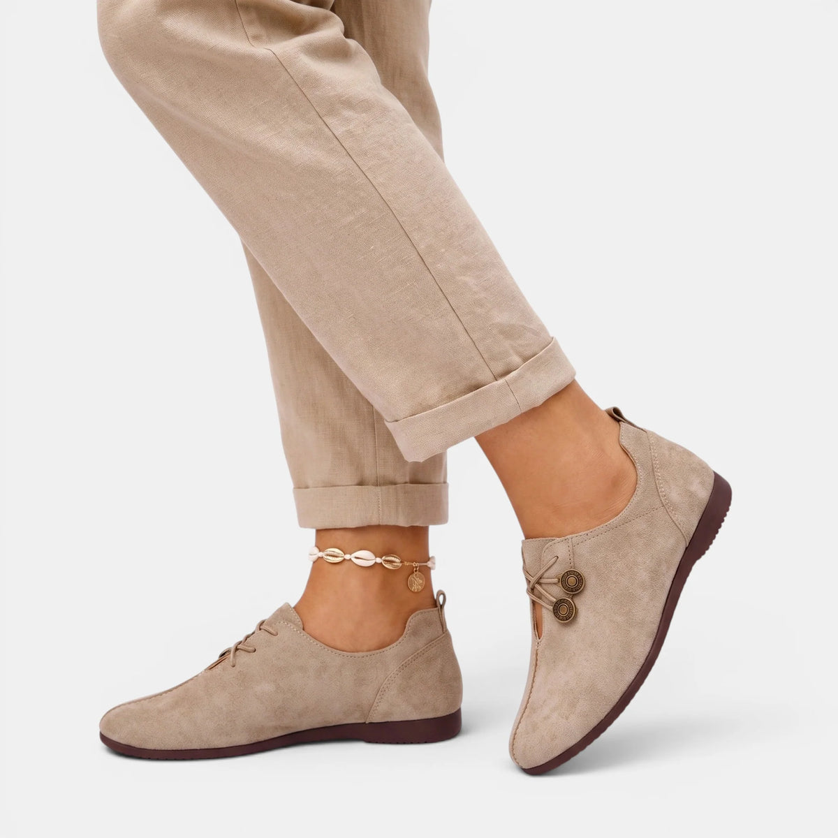 Women's Casual Loafers Lace-Up Design for Everyday Wear 7