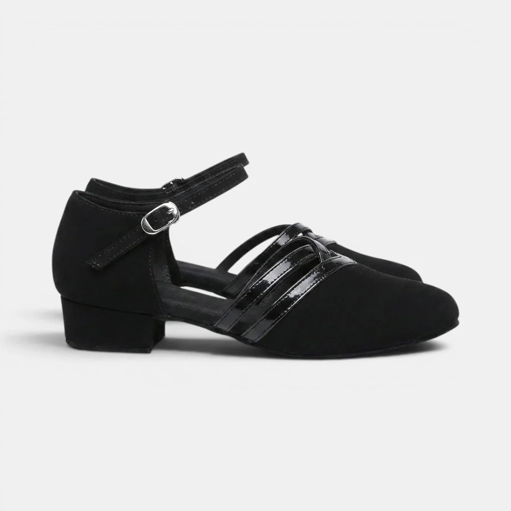 Women's Dance Shoes Ankle Strap Low Heel 0