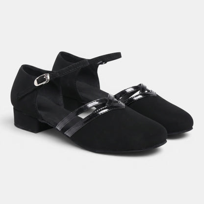 Women's Dance Shoes Ankle Strap Low Heel 2