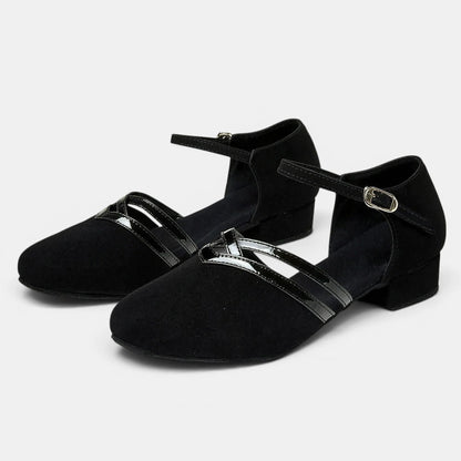 Women's Dance Shoes Ankle Strap Low Heel 3