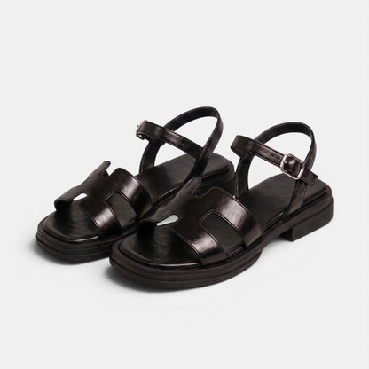 Women's Flat Sandals Open Toe with Adjustable Ankle Strap 3