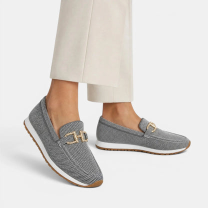 Women's Loafers Casual Slip-On with Horsebit Accent 6