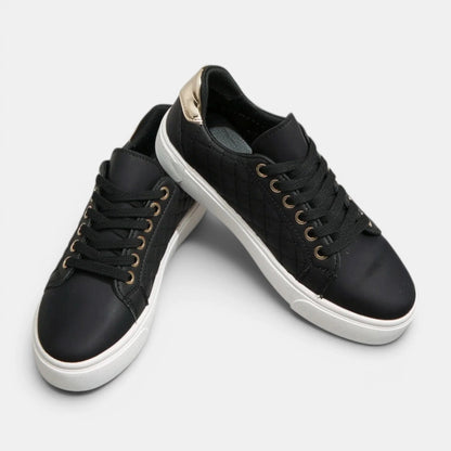 Women's Low Top Sneakers Quilted Design 3