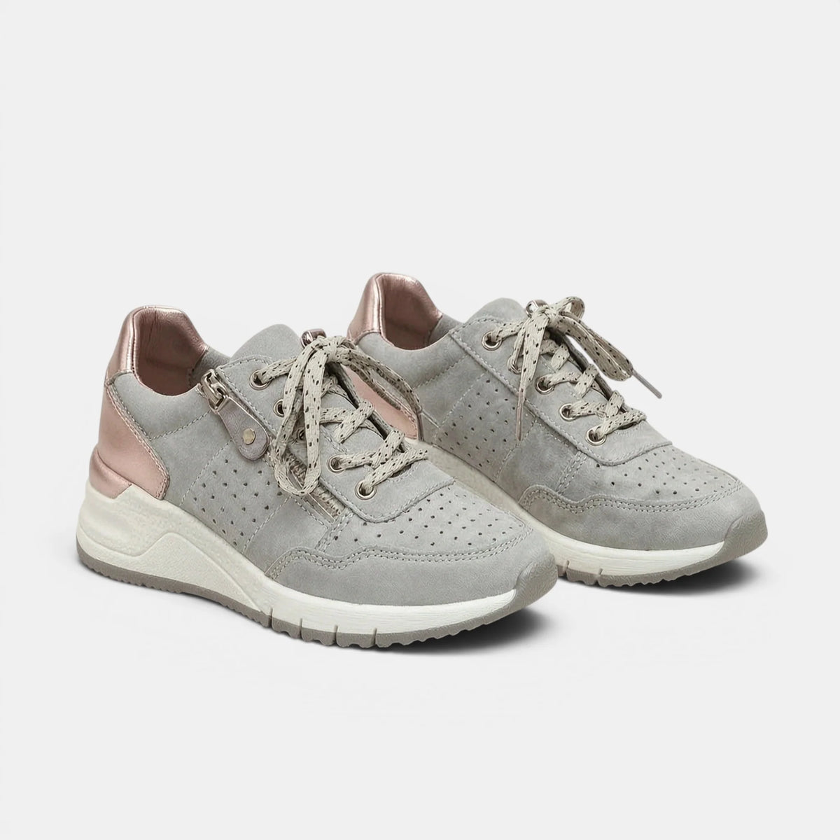 Women's Low Top Walking Shoes Platform Sole 10