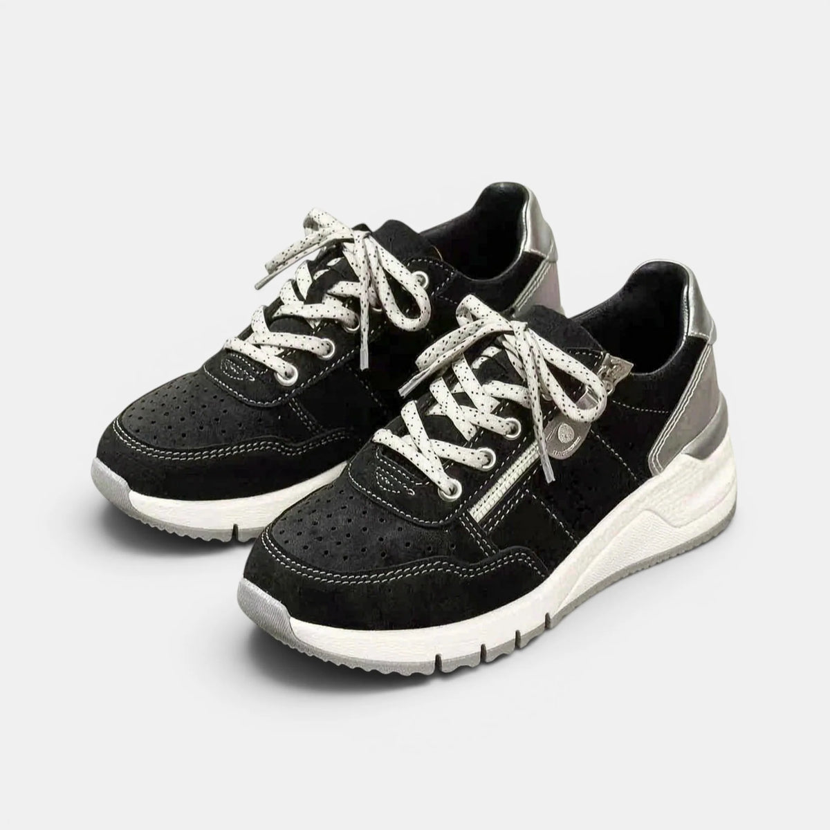 Women's Low Top Walking Shoes Platform Sole 3