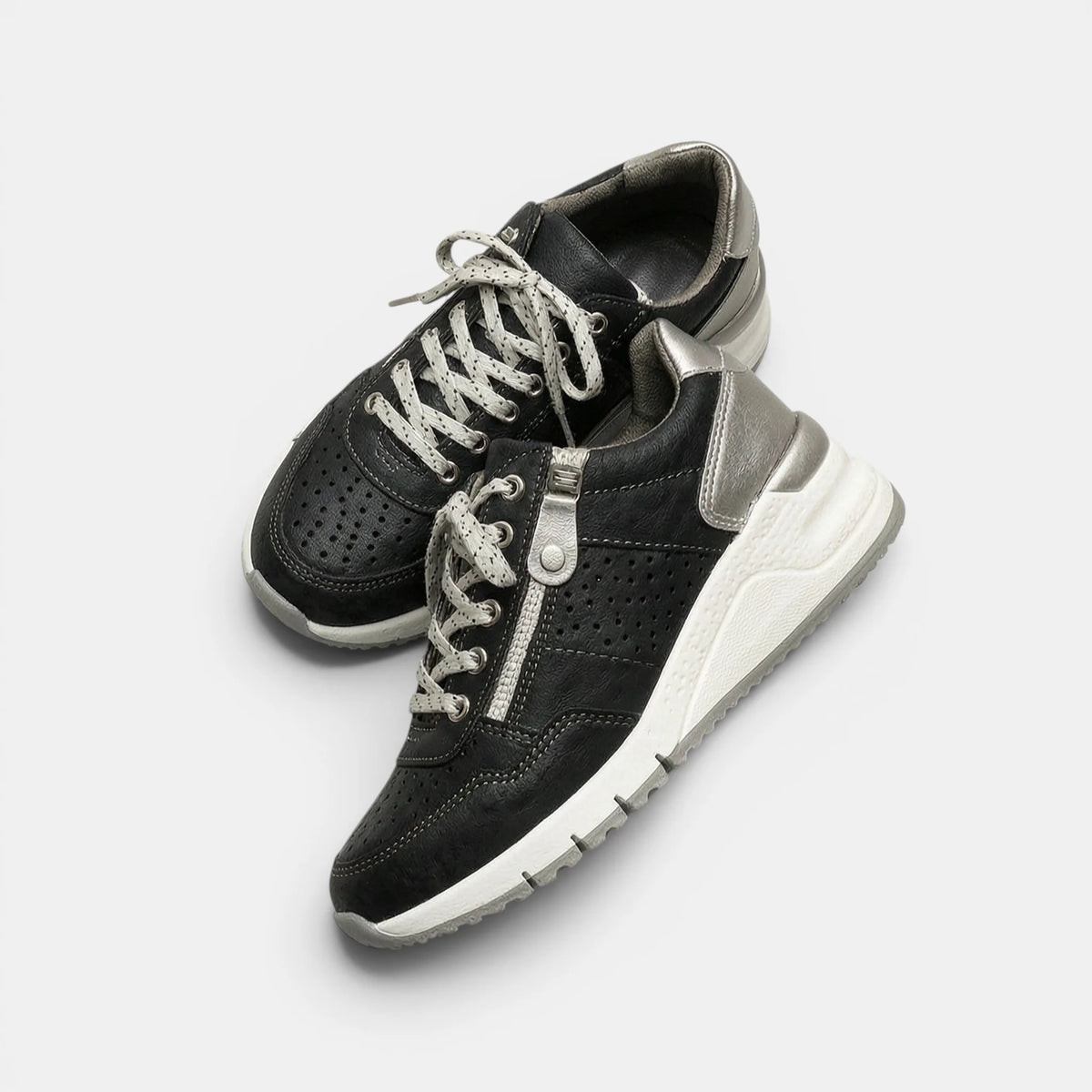Women's Low Top Walking Shoes Platform Sole 4