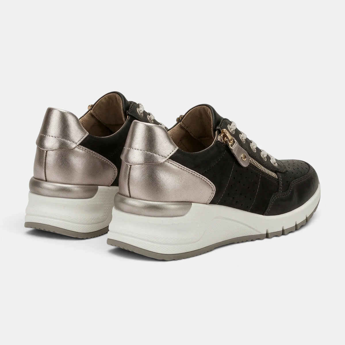 Women's Low Top Walking Shoes Platform Sole 5