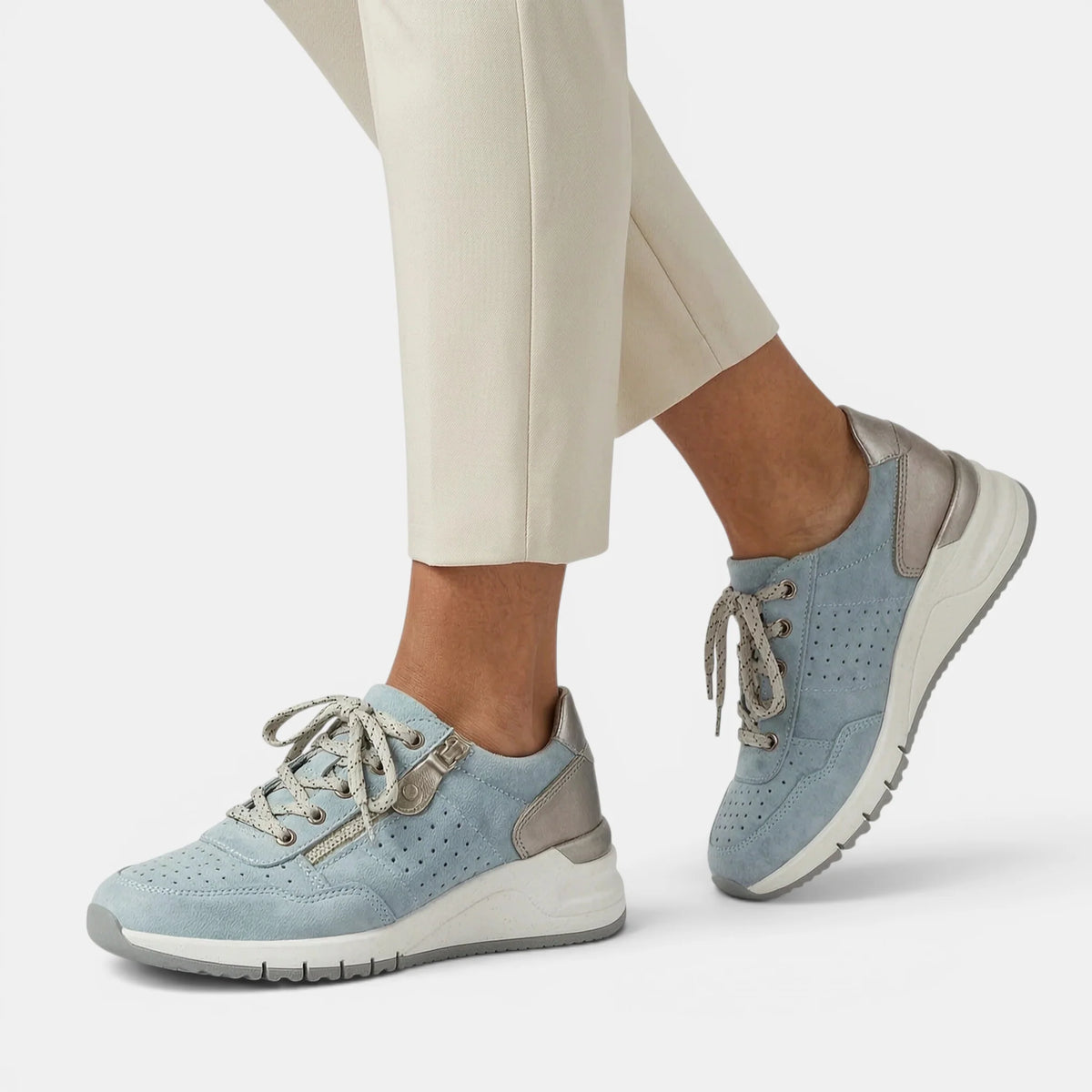 Women's Low Top Walking Shoes Platform Sole 7