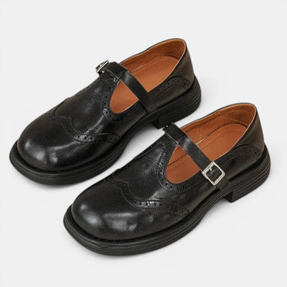 Women's Mary Jane Shoes Classic Block Heel 3