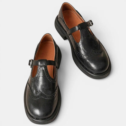 Women's Mary Jane Shoes Classic Block Heel 4