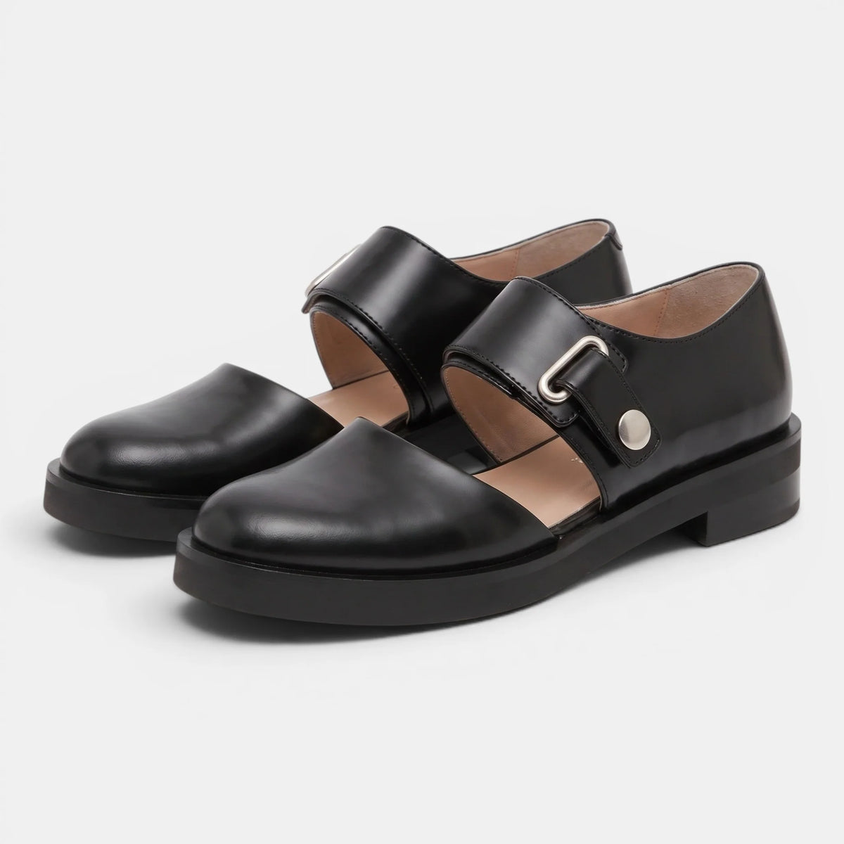 Women's Mary Jane Shoes Classic Round Toe with Buckle Strap 3