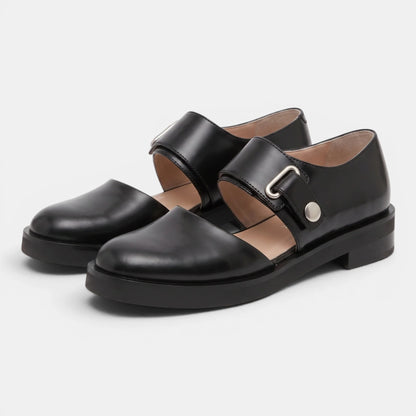 Women's Mary Jane Shoes Classic Round Toe with Buckle Strap 3