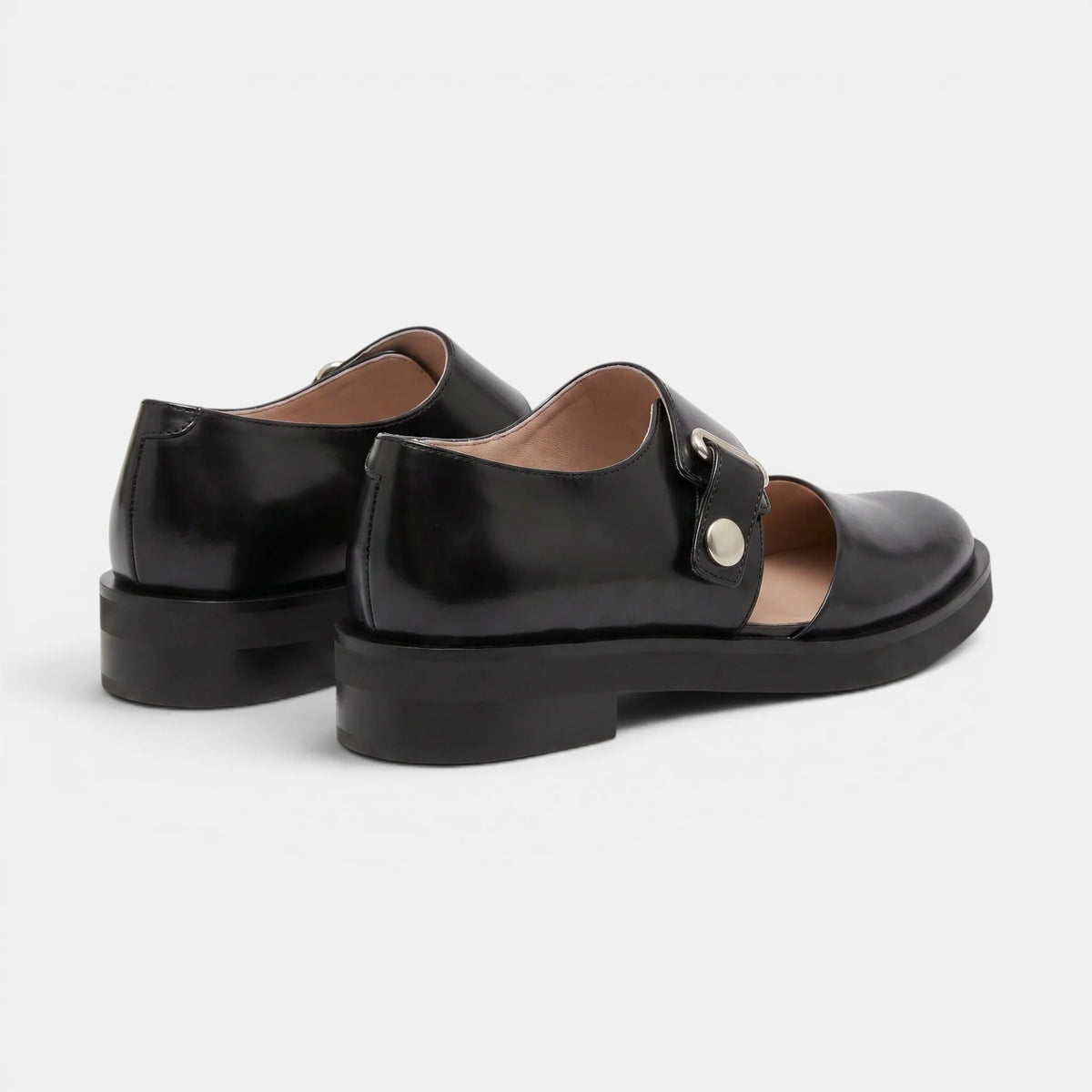 Women's Mary Jane Shoes Classic Round Toe with Buckle Strap 5