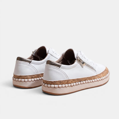 Women's Platform Casual Shoes Floral Design 4