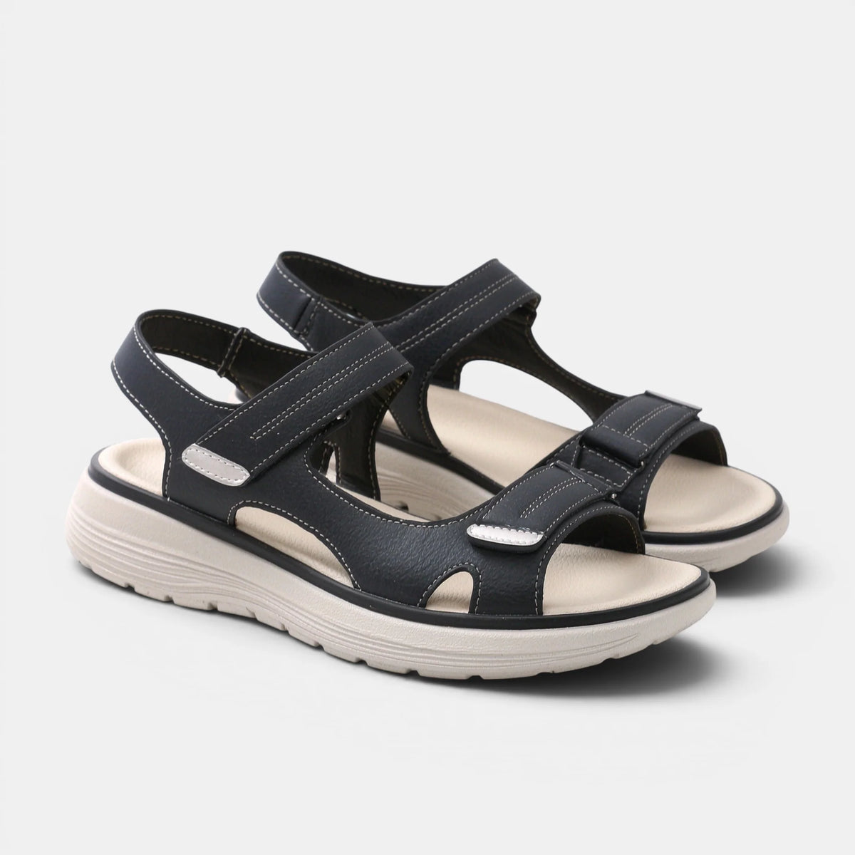 Women's Platform Sandals Adjustable Straps Open Toe 2