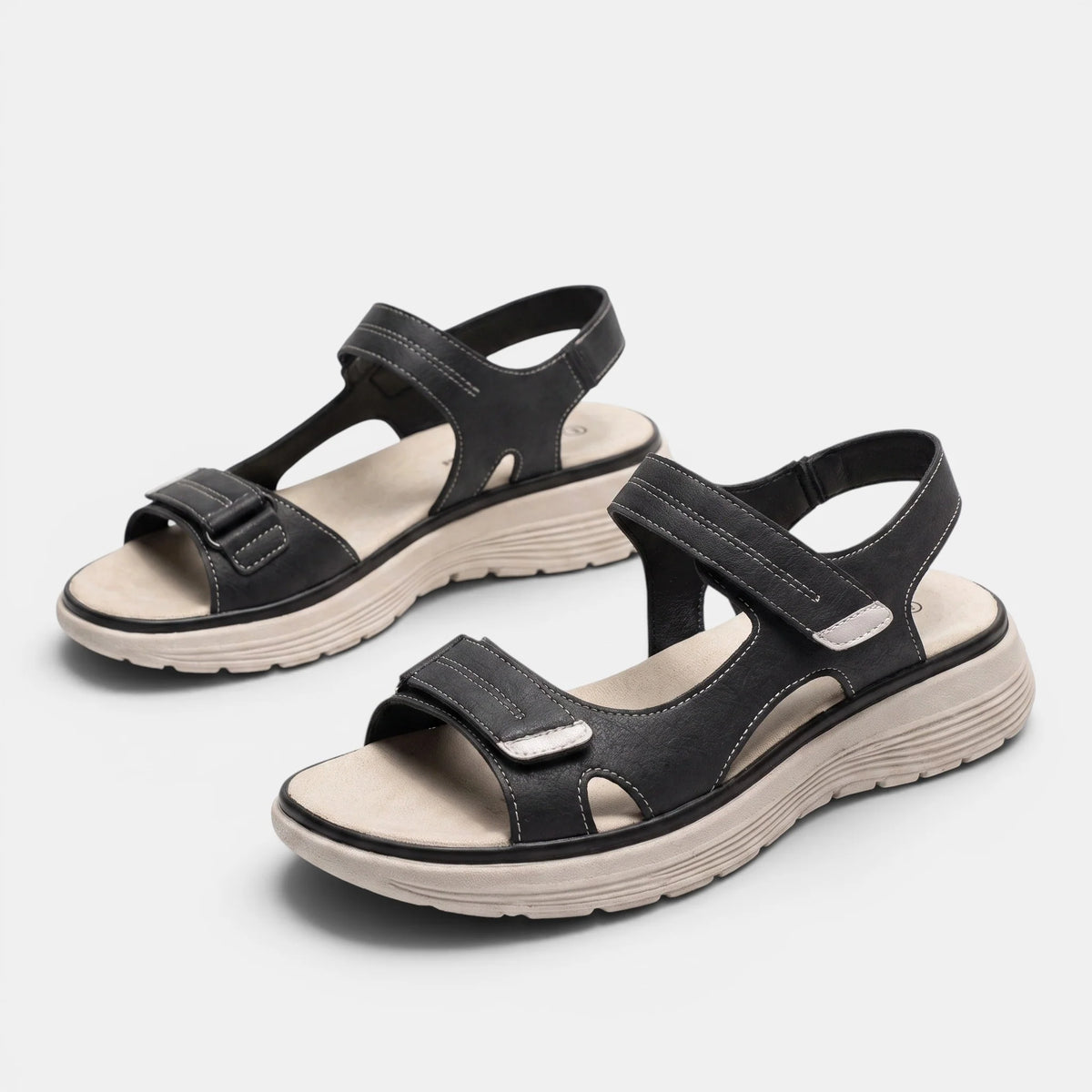 Women's Platform Sandals Adjustable Straps Open Toe 3