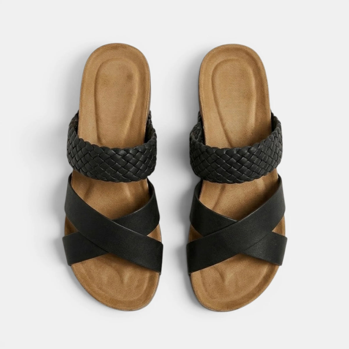 Women's Platform Sandals Open Toe Cross Strap Design 3