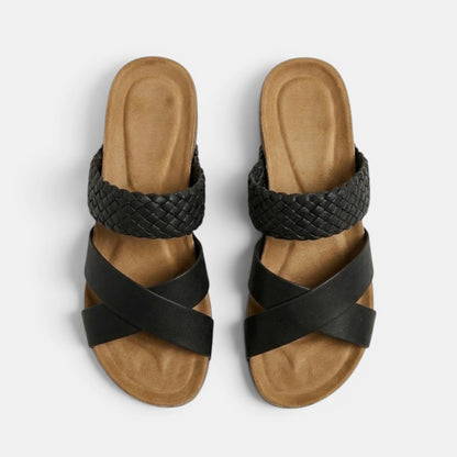 Women's Platform Sandals Open Toe Cross Strap Design 3