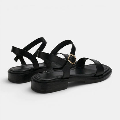 Women's Sandals Open Toe Adjustable Buckle Strap Low Heel 5
