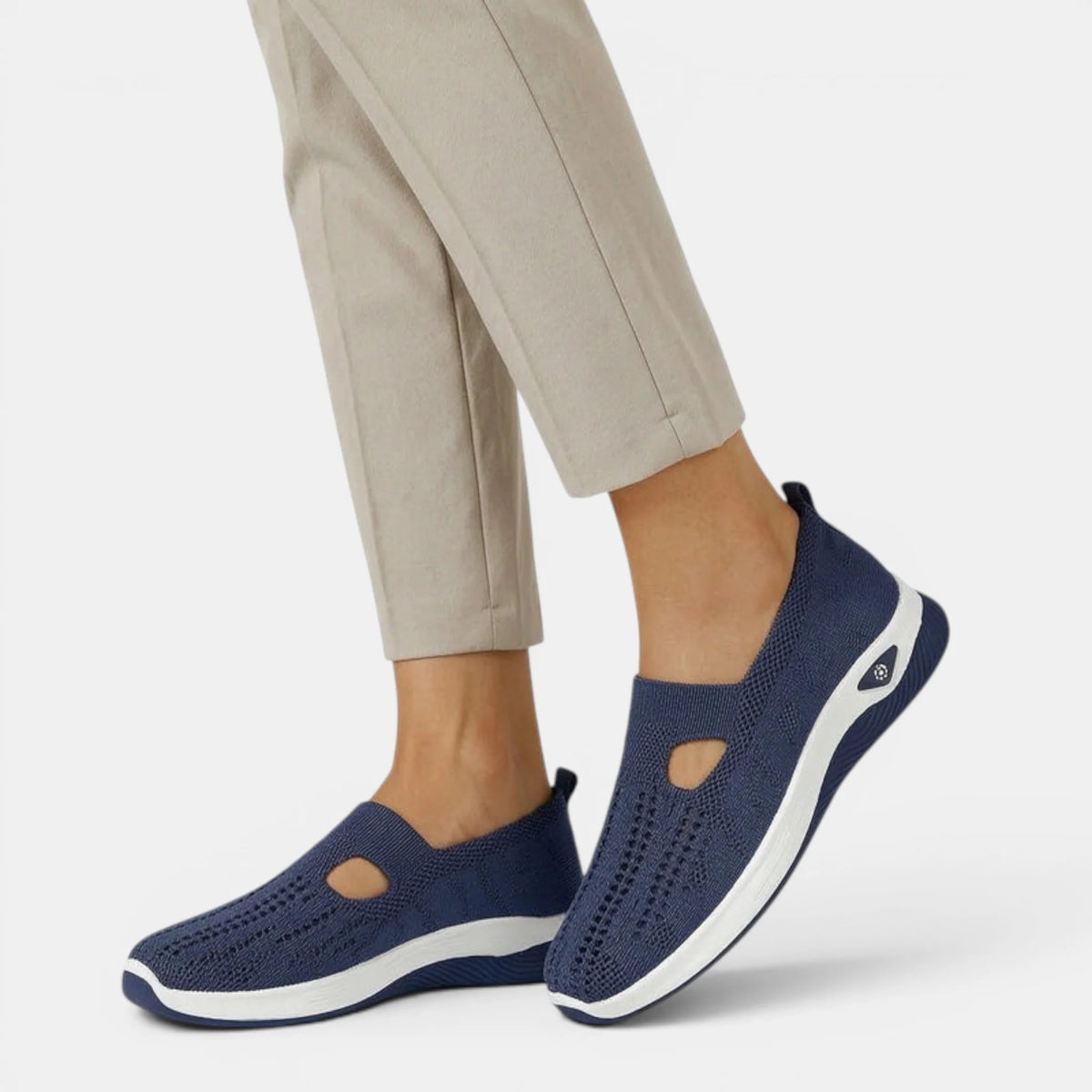 Women's Slip-On Shoes Wedge Sole Casual 7