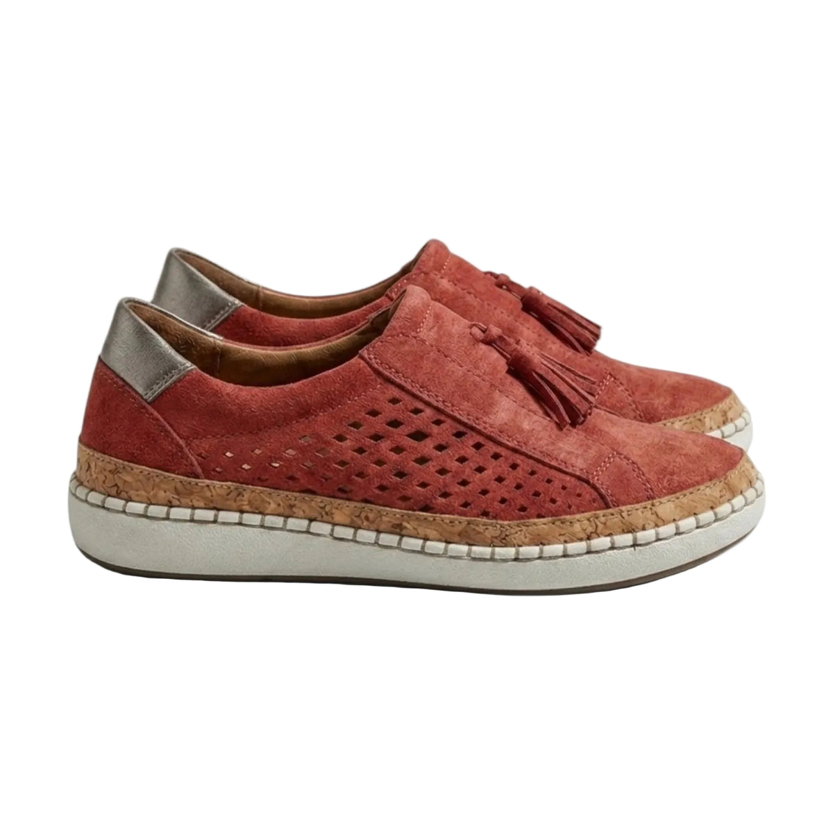Women's Slip-On Sneakers with Tassel Detail for Casual Wear 0