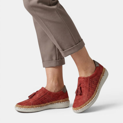Women's Slip-On Sneakers with Tassel Detail for Casual Wear 1