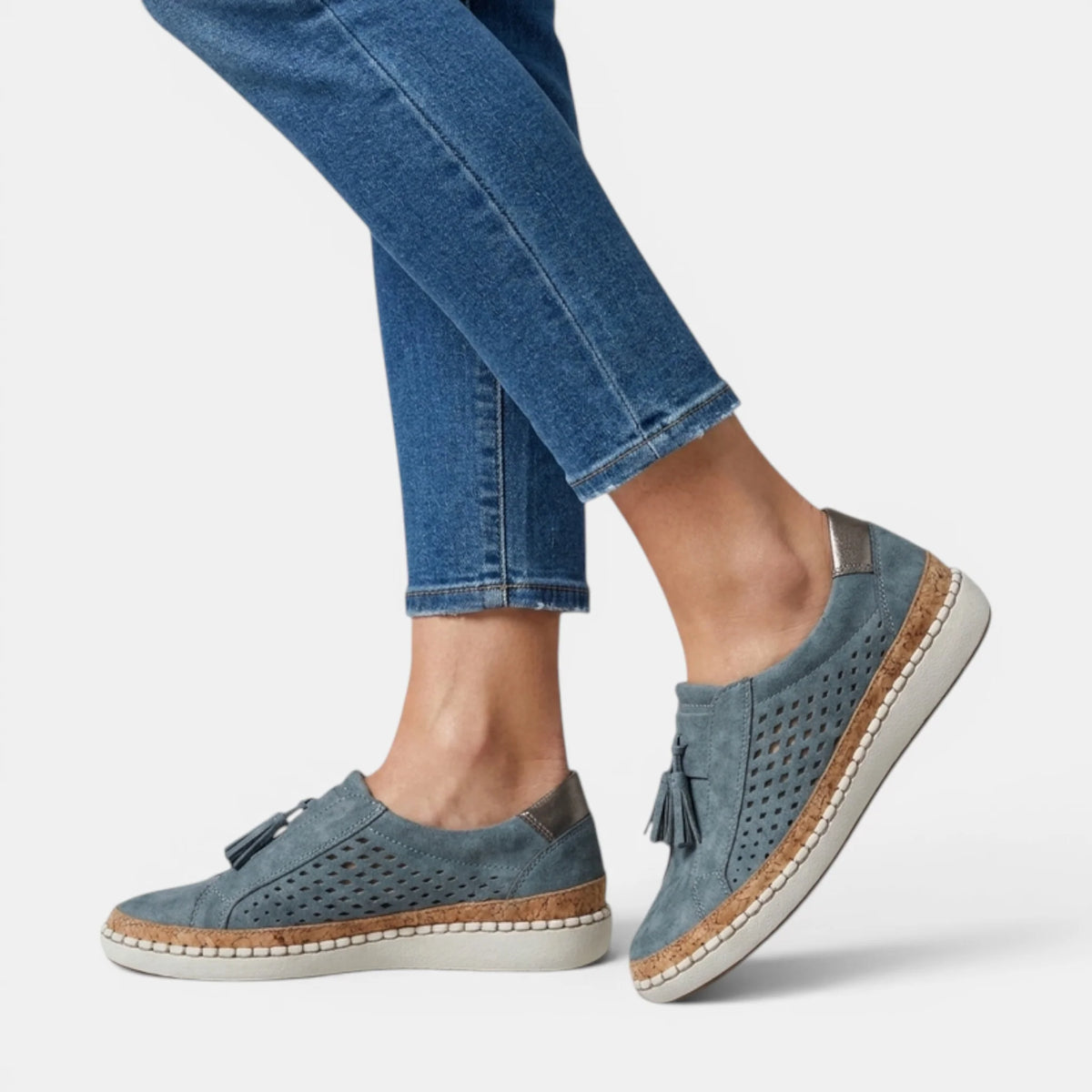 Women's Slip-On Sneakers with Tassel Detail for Casual Wear 6