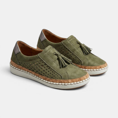 Women's Slip-On Sneakers with Tassel Detail for Casual Wear 7