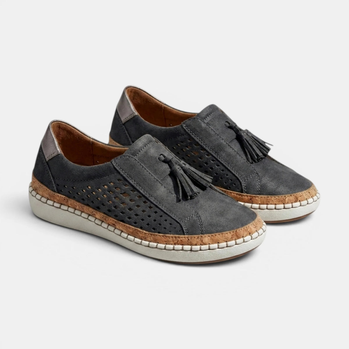Women's Slip-On Sneakers with Tassel Detail for Casual Wear 9