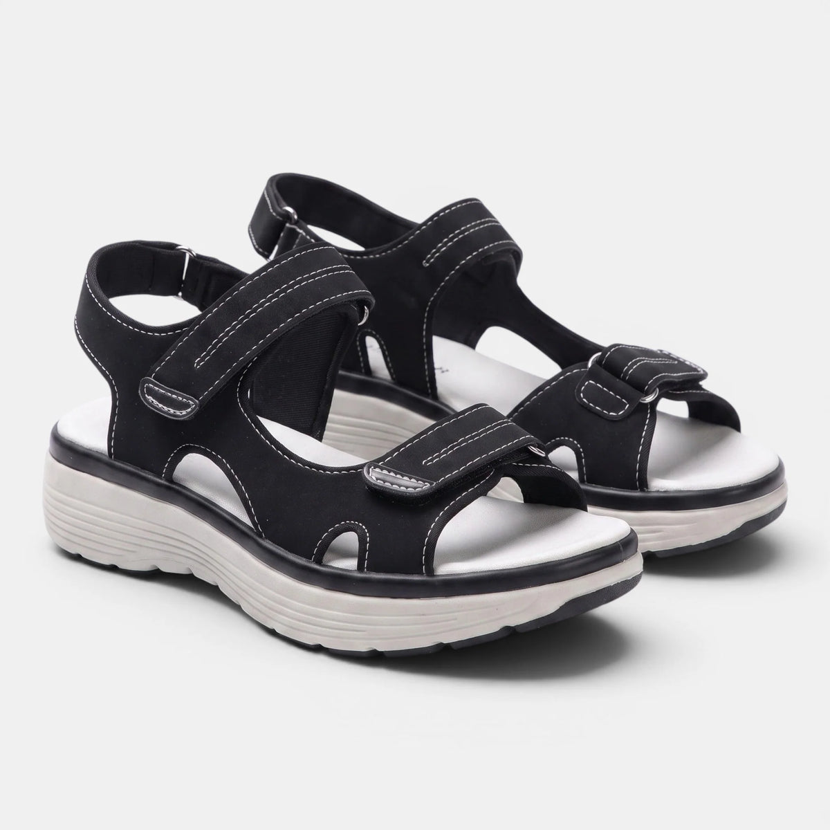 Women's Walking Sandals Double Strap Open Toe 2