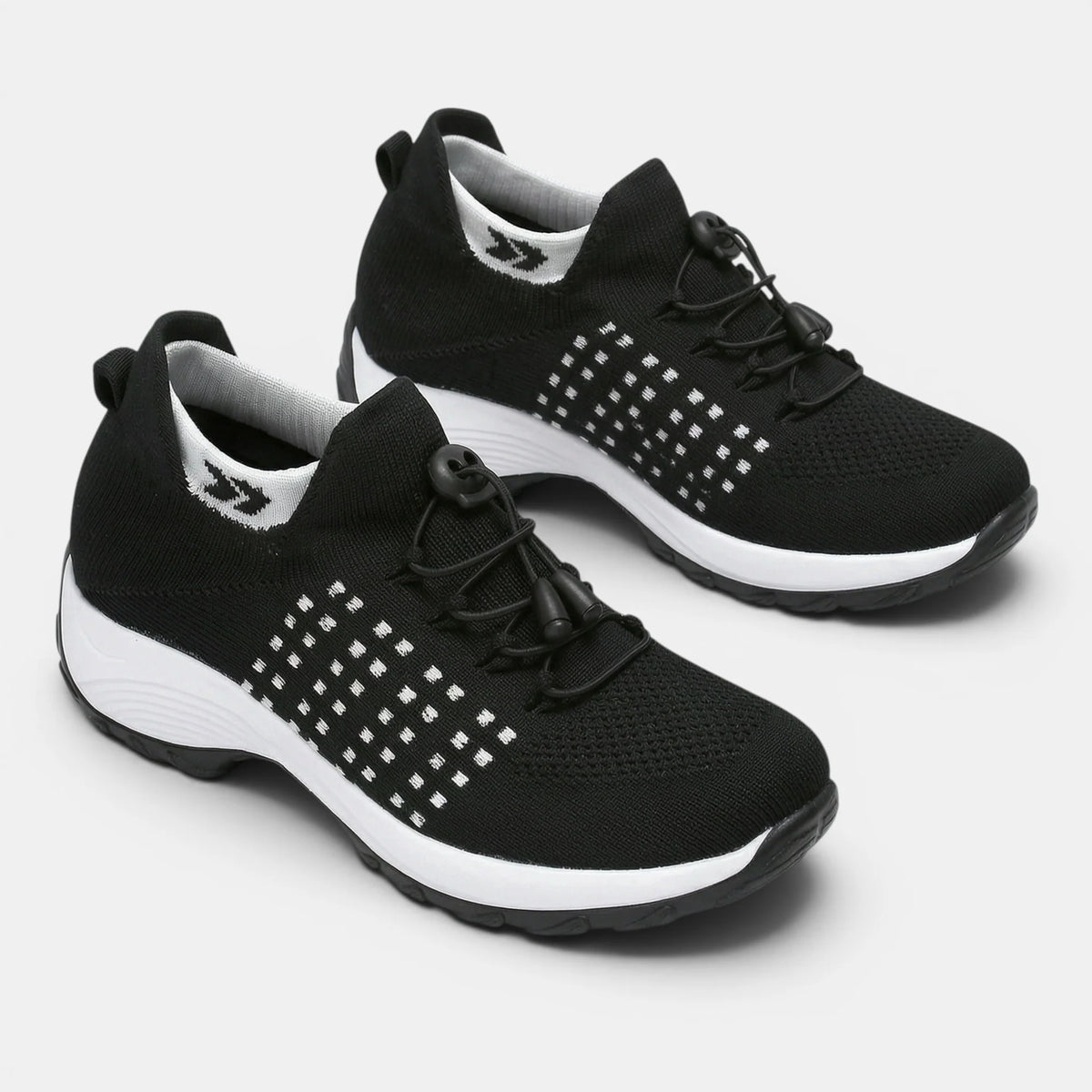 Women's Walking Shoes Slip-On with Adjustable Toggle Laces for Comfortable Everyday Wear 2