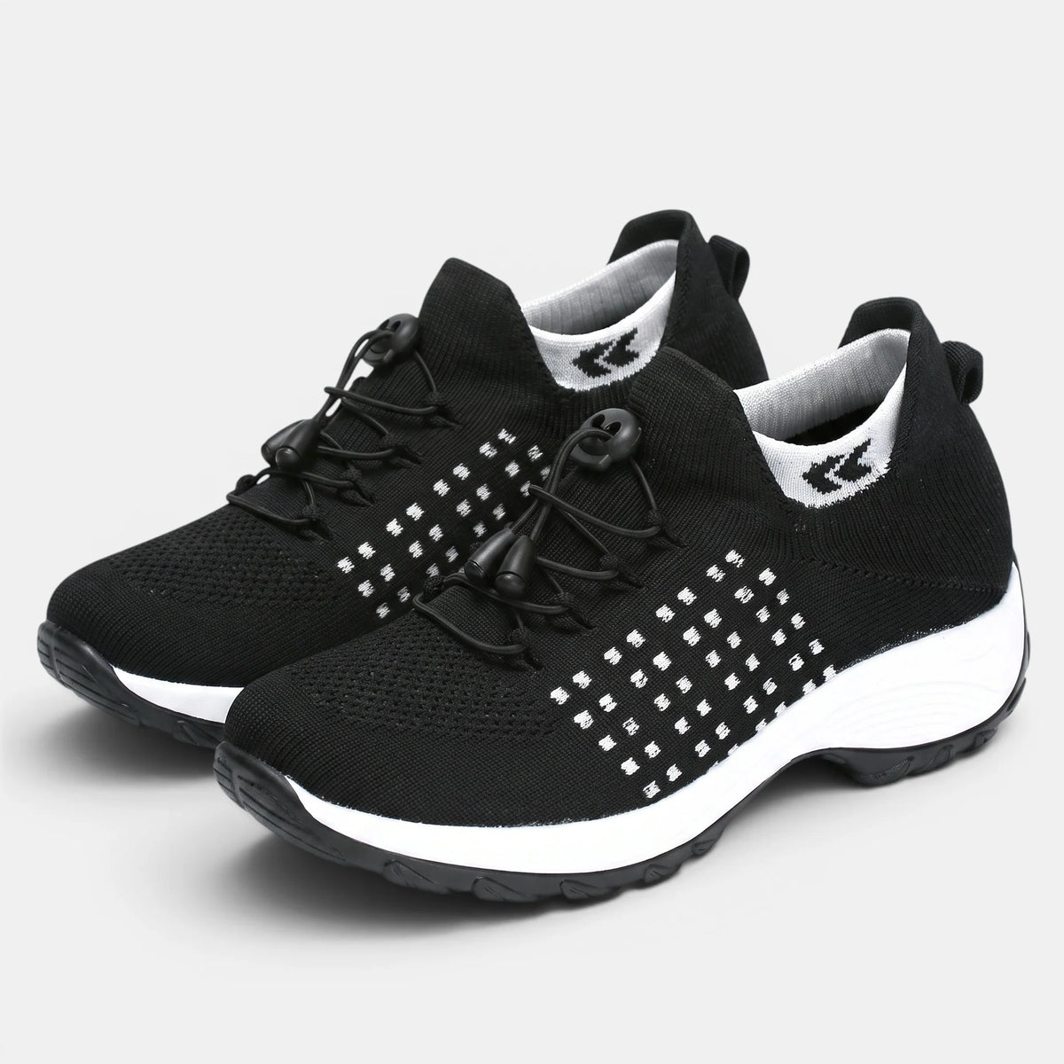 Women's Walking Shoes Slip-On with Adjustable Toggle Laces for Comfortable Everyday Wear 3