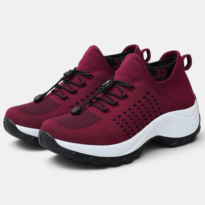Women's Walking Shoes Slip-On with Adjustable Toggle Laces for Comfortable Everyday Wear 6
