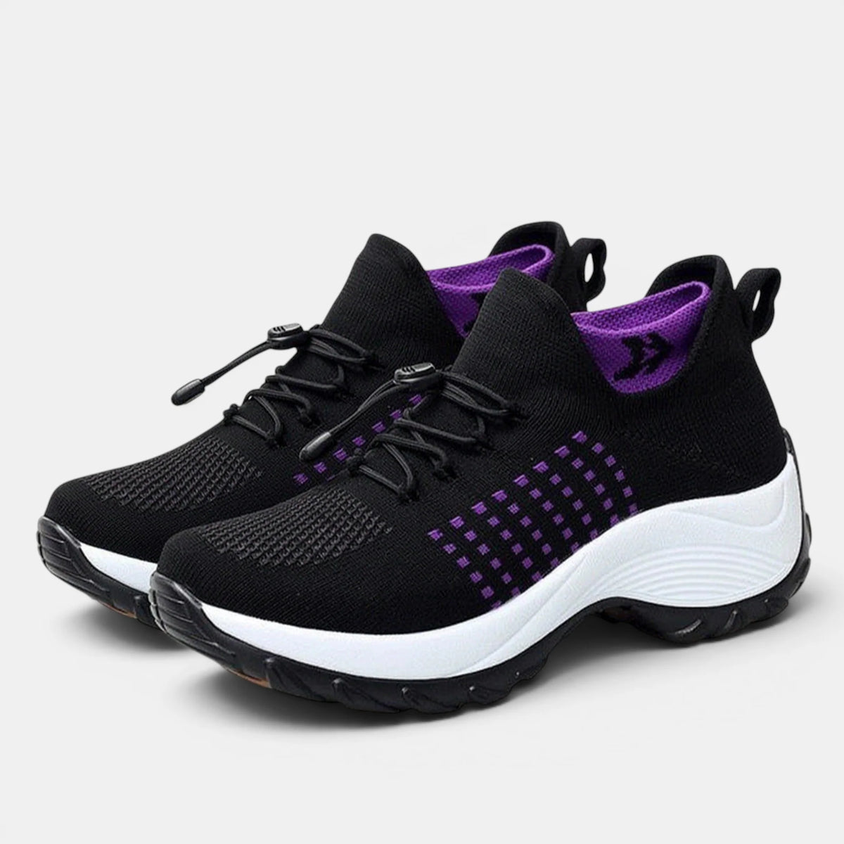 Women's Walking Shoes Slip-On with Adjustable Toggle Laces for Comfortable Everyday Wear 8