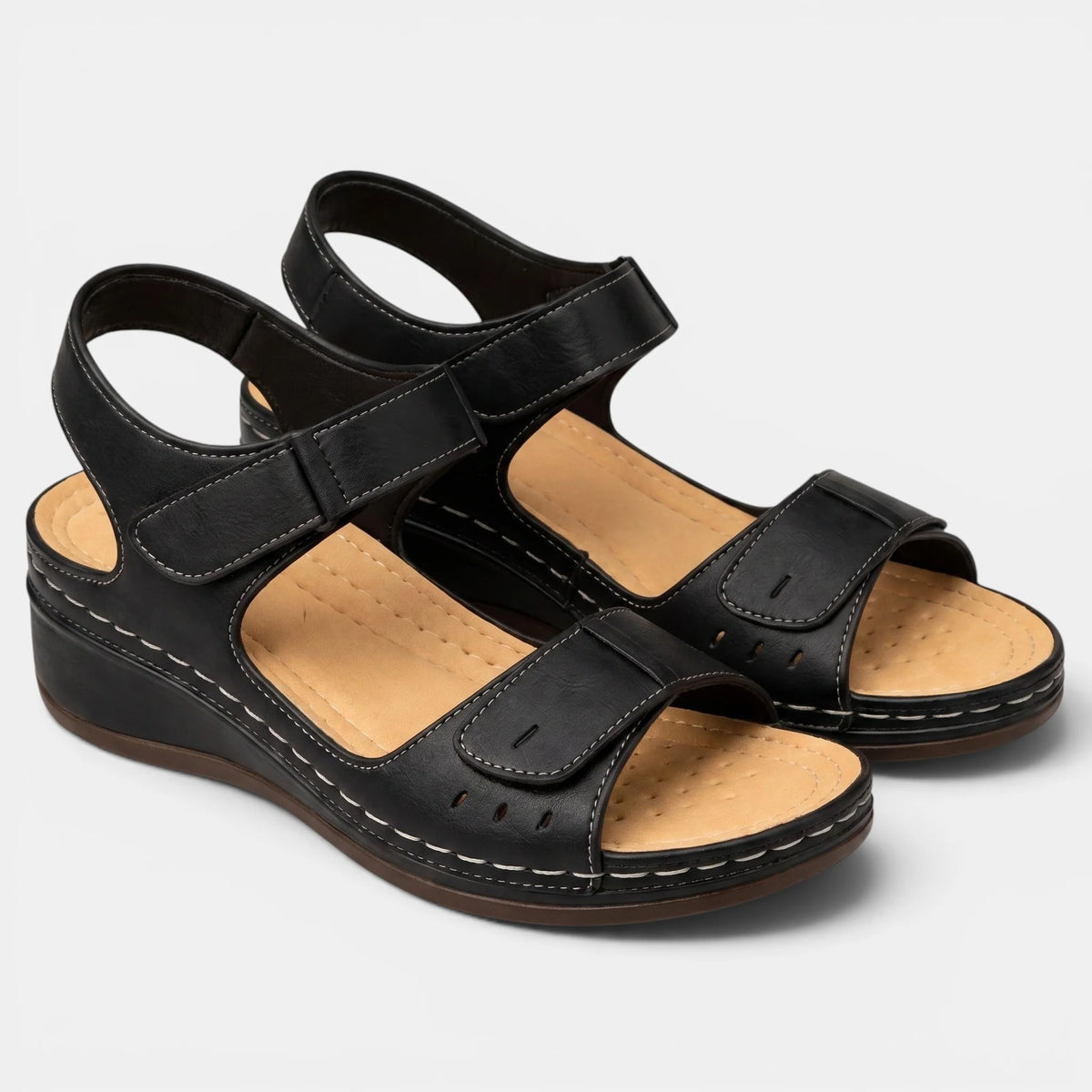 Women's Wedge Heel Sandals Adjustable Strap 2
