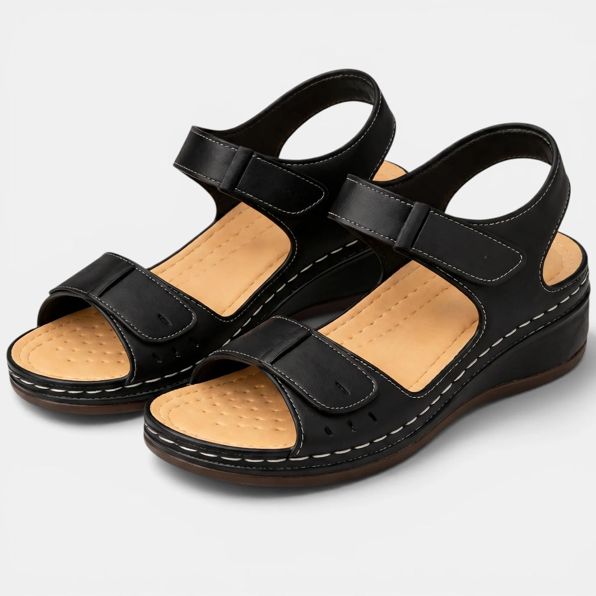 Women's Wedge Heel Sandals Adjustable Strap 3