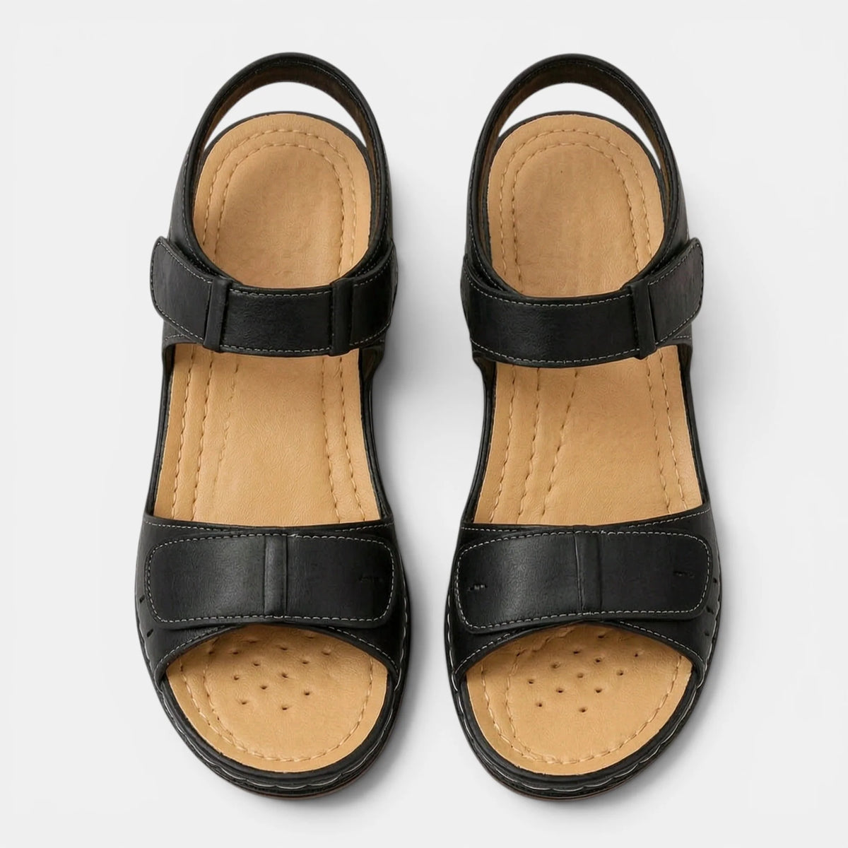 Women's Wedge Heel Sandals Adjustable Strap 4
